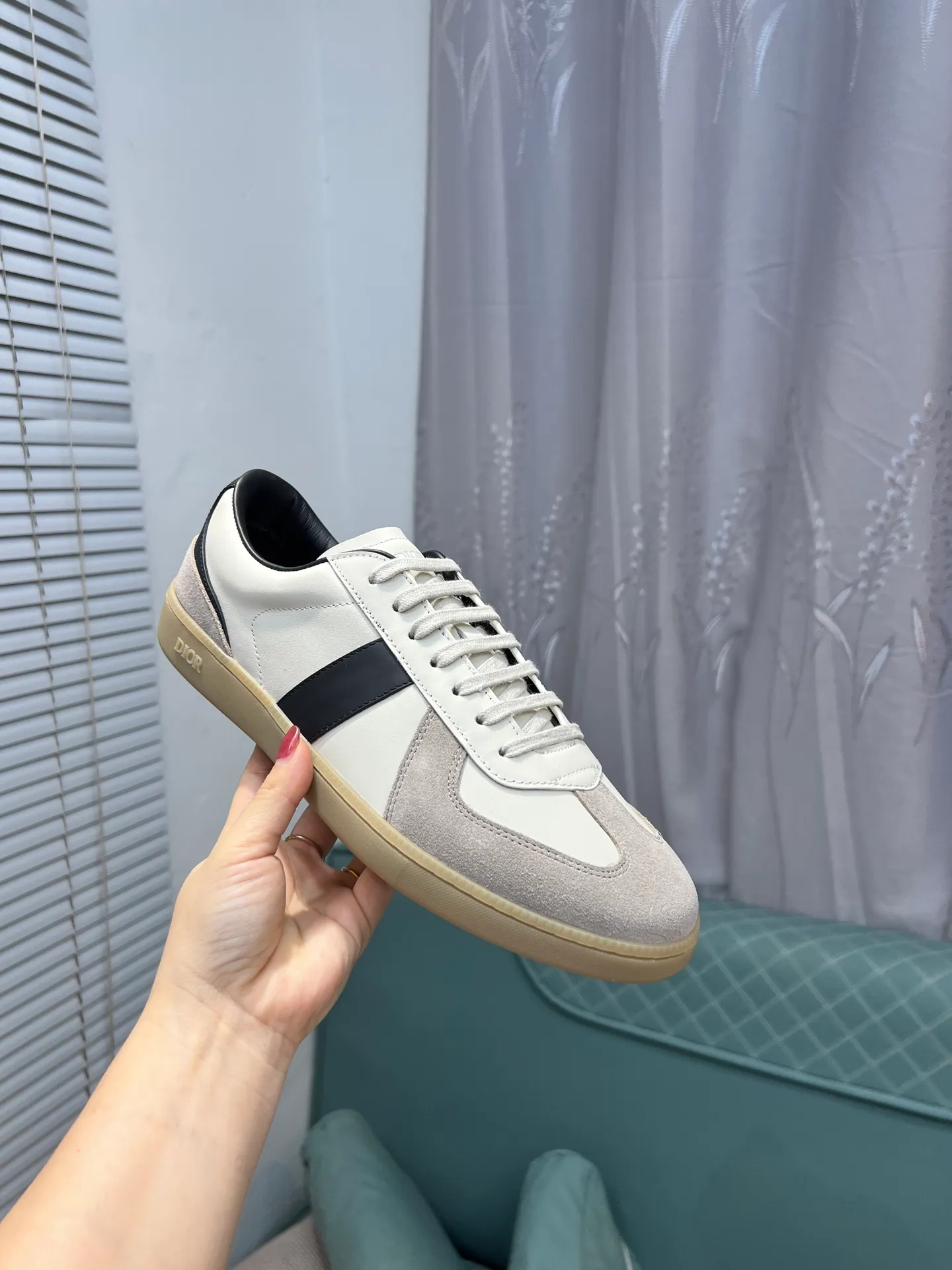 Men's men's shoes 💰560〖Audio⁠Di‎〗Dior2025⁠new‎ B01 training⁠德‎shoes Material⁠surface‎: layer⁠head‎leather⁠cow‎+lining cowhide‎ TPU original bottom⁠large⁠version‎ code number‎: male 39-45 <Male 38 46 done>
